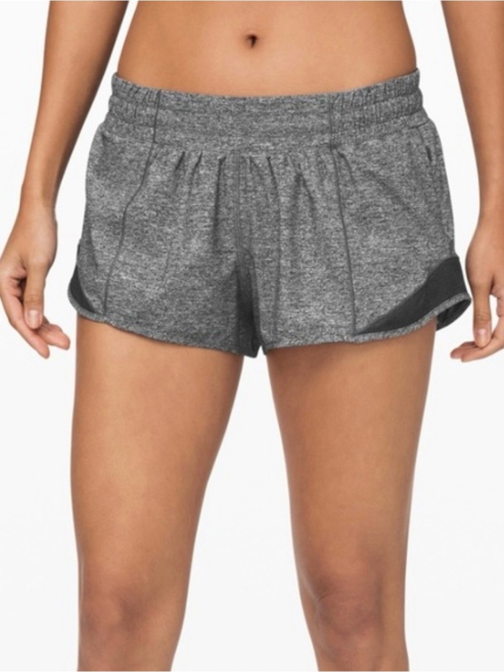 lululemon grey athletic shorts